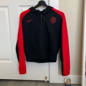 Nike Portland thorns womens cropped hoodie